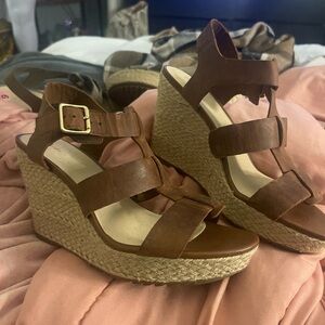 Clark’s wedge heel sandals